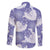Purple Aloha Hawaii Family Matching Summer Maxi Dress and Hawaiian Shirt Monstera Hibiscus Plumeria Seamless Vibes - Polynesian Pride