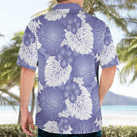 Purple Aloha Hawaii Hawaiian Shirt Monstera Hibiscus Plumeria Seamless Vibes - Polynesian Pride