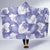 Purple Aloha Hawaii Hooded Blanket Monstera Hibiscus Plumeria Seamless Vibes - Polynesian Pride