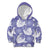 Purple Aloha Hawaii Kid Hoodie Monstera Hibiscus Plumeria Seamless Vibes - Polynesian Pride