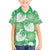 Green Aloha Hawaii Family Matching Summer Maxi Dress and Hawaiian Shirt Monstera Hibiscus Plumeria Seamless Vibes - Polynesian Pride