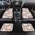 Mocha Mousse Aloha Hawaii Car Mats Monstera Hibiscus Plumeria Seamless Vibes - Polynesian Pride
