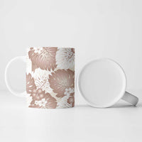 Mocha Mousse Aloha Hawaii Ceramic Mug Monstera Hibiscus Plumeria Seamless Vibes - Polynesian Pride