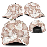 Mocha Mousse Aloha Hawaii Classic Cap Monstera Hibiscus Plumeria Seamless Vibes - Polynesian Pride