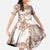 Mocha Mousse Aloha Hawaii Family Matching Off The Shoulder Long Sleeve Dress and Hawaiian Shirt Monstera Hibiscus Plumeria Seamless Vibes - Polynesian Pride