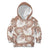 Mocha Mousse Aloha Hawaii Kid Hoodie Monstera Hibiscus Plumeria Seamless Vibes - Polynesian Pride