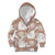 Mocha Mousse Aloha Hawaii Kid Hoodie Monstera Hibiscus Plumeria Seamless Vibes - Polynesian Pride