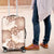 Mocha Mousse Aloha Hawaii Luggage Cover Monstera Hibiscus Plumeria Seamless Vibes - Polynesian Pride