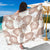 Mocha Mousse Aloha Hawaii Sarong Monstera Hibiscus Plumeria Seamless Vibes - Polynesian Pride