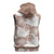 Mocha Mousse Aloha Hawaii Sleeveless Zip Hoodie Monstera Hibiscus Plumeria Seamless Vibes - Polynesian Pride