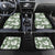 Sage Green Aloha Hawaii Car Mats Monstera Hibiscus Plumeria Seamless Vibes - Polynesian Pride