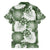 Sage Green Aloha Hawaii Family Matching Summer Maxi Dress and Hawaiian Shirt Monstera Hibiscus Plumeria Seamless Vibes - Polynesian Pride