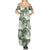 Sage Green Aloha Hawaii Family Matching Summer Maxi Dress and Hawaiian Shirt Monstera Hibiscus Plumeria Seamless Vibes - Polynesian Pride