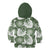 Sage Green Aloha Hawaii Kid Hoodie Monstera Hibiscus Plumeria Seamless Vibes - Polynesian Pride