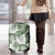 Sage Green Aloha Hawaii Luggage Cover Monstera Hibiscus Plumeria Seamless Vibes - Polynesian Pride