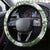 Sage Green Aloha Hawaii Steering Wheel Cover Monstera Hibiscus Plumeria Seamless Vibes - Polynesian Pride