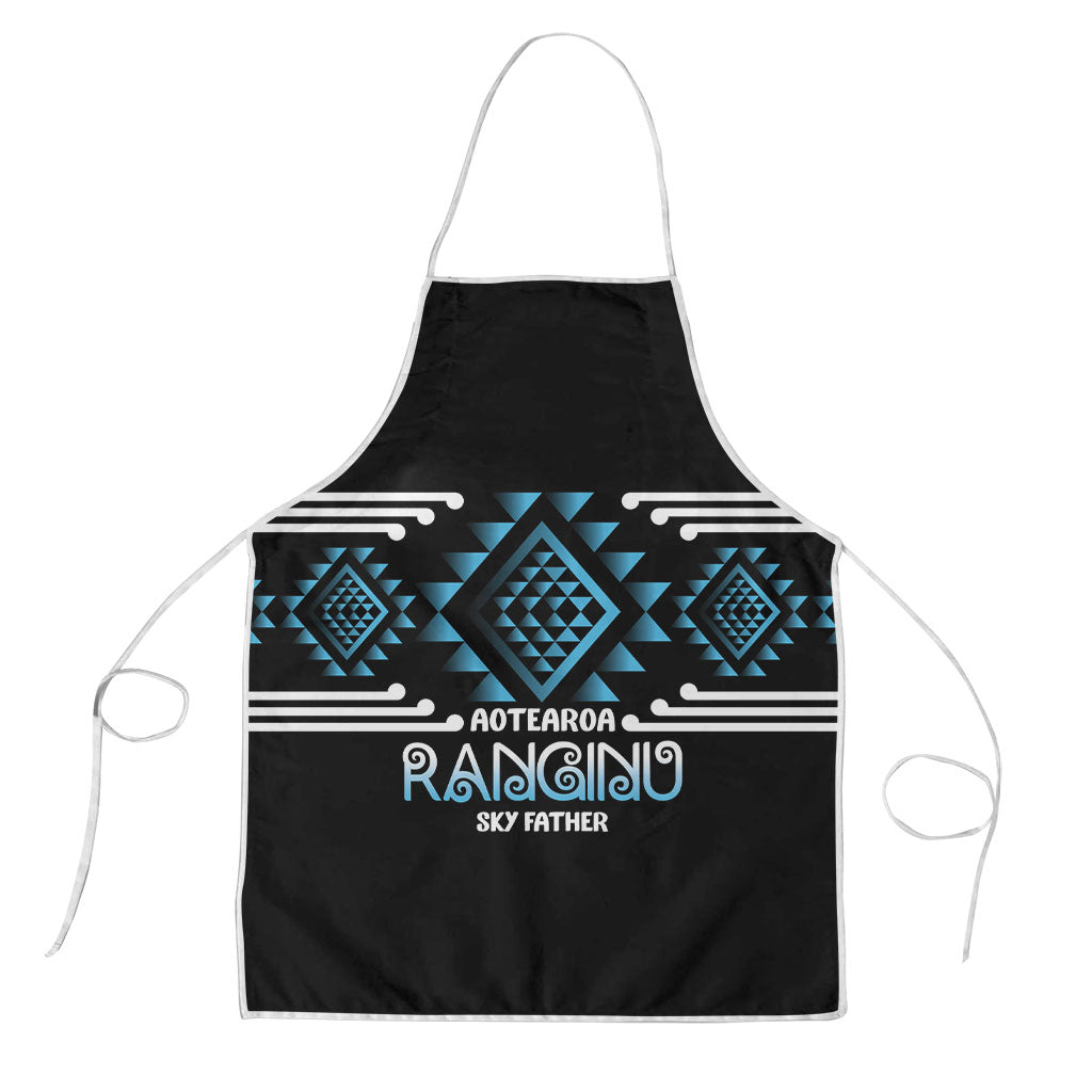 Aotearoa Atua Ranginui Apron Maori Sky Father Taniko Motifs