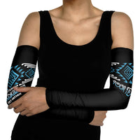 Aotearoa Atua Ranginui Personalised Arm Sleeves Maori Sky Father Taniko Motifs