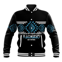 Aotearoa Atua Ranginui Personalised Baseball Jacket Maori Sky Father Taniko Motifs