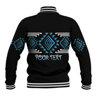 Aotearoa Atua Ranginui Personalised Baseball Jacket Maori Sky Father Taniko Motifs