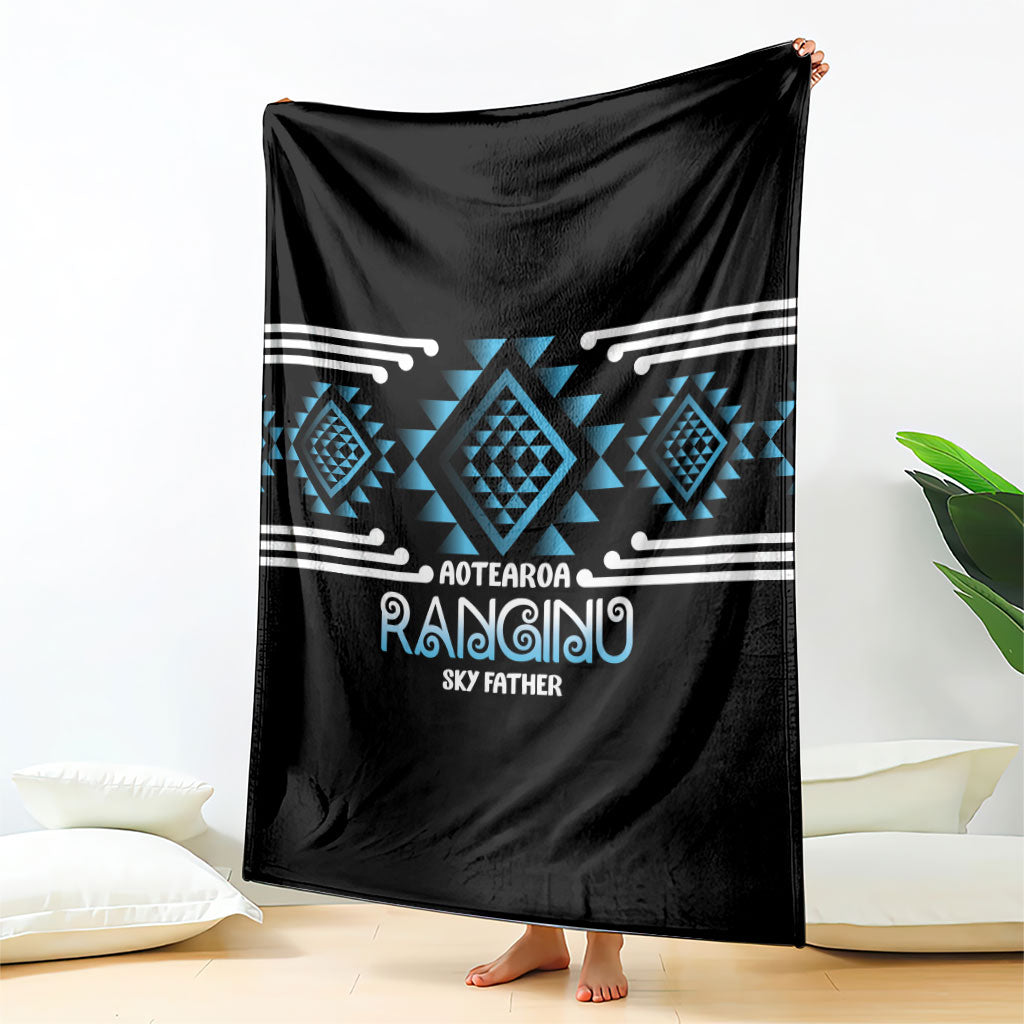 Aotearoa Atua Ranginui Blanket Maori Sky Father Taniko Motifs