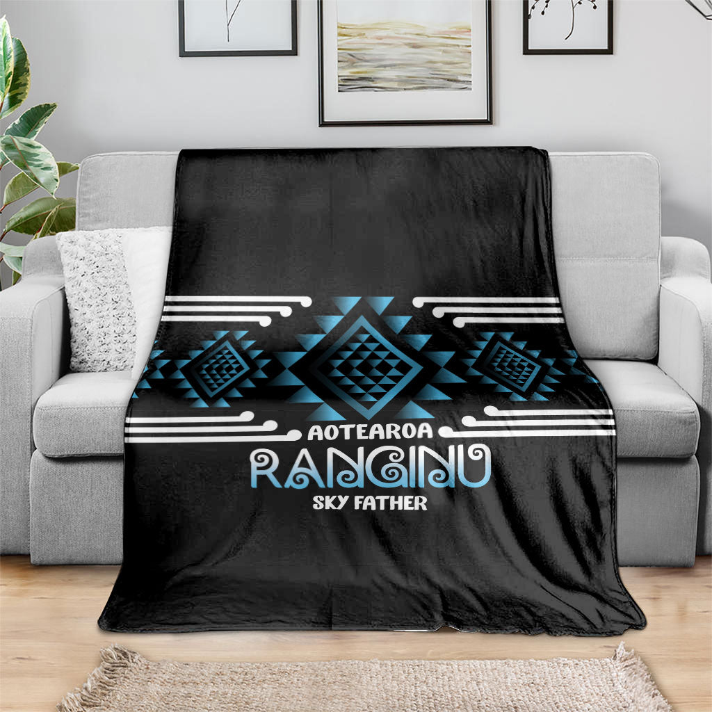 Aotearoa Atua Ranginui Blanket Maori Sky Father Taniko Motifs