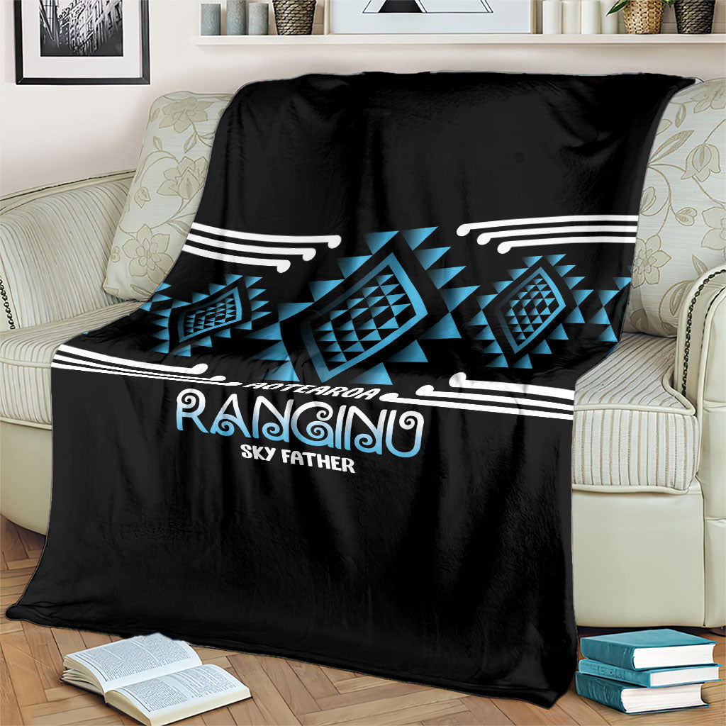 Aotearoa Atua Ranginui Blanket Maori Sky Father Taniko Motifs