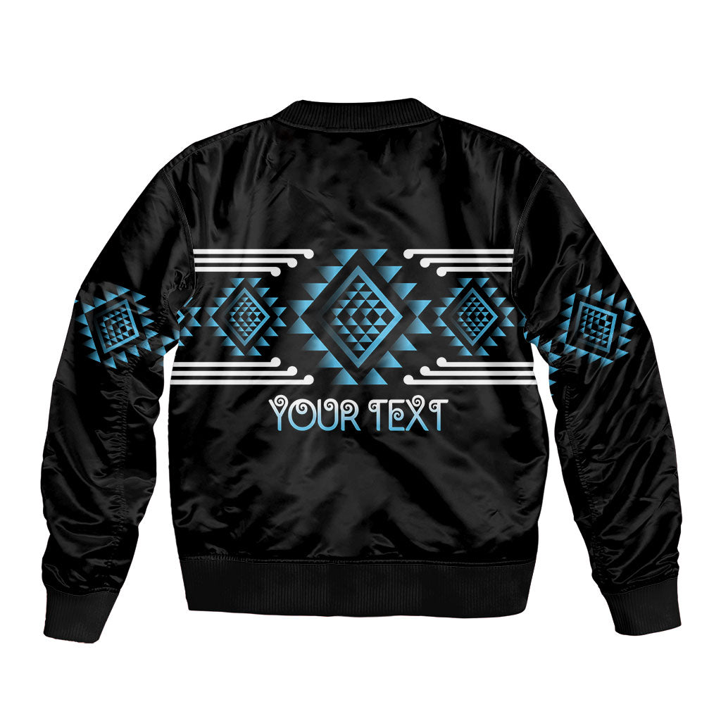 Aotearoa Atua Ranginui Personalised Bomber Jacket Maori Sky Father Taniko Motifs