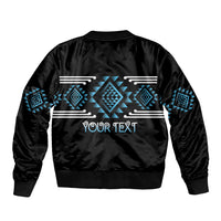 Aotearoa Atua Ranginui Personalised Bomber Jacket Maori Sky Father Taniko Motifs