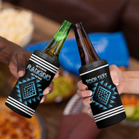 Aotearoa Atua Ranginui Personalised 4 in 1 Can Cooler Tumbler Maori Sky Father Taniko Motifs