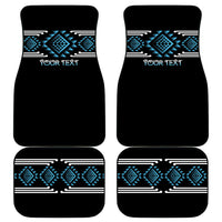 Aotearoa Atua Ranginui Personalised Car Mats Maori Sky Father Taniko Motifs