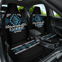 Aotearoa Atua Ranginui Car Seat Cover Maori Sky Father Taniko Motifs