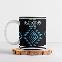 Aotearoa Atua Ranginui Personalised Ceramic Mug Maori Sky Father Taniko Motifs