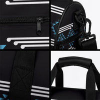 Aotearoa Atua Ranginui Duffle Bag Maori Sky Father Taniko Motifs