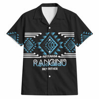 Aotearoa Atua Ranginui Personalised Hawaiian Shirt Maori Sky Father Taniko Motifs