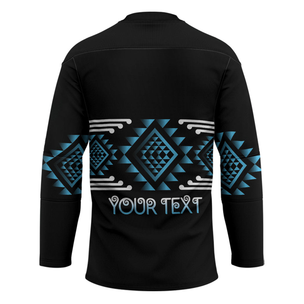 Aotearoa Atua Ranginui Personalised Hockey Jersey Maori Sky Father Taniko Motifs