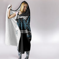 Aotearoa Atua Ranginui Hooded Blanket Maori Sky Father Taniko Motifs