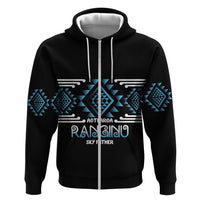 Aotearoa Atua Ranginui Personalised Hoodie Maori Sky Father Taniko Motifs