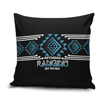 Aotearoa Atua Ranginui Pillow Cover Maori Sky Father Taniko Motifs