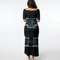 Aotearoa Atua Ranginui Personalised Puletasi Maori Sky Father Taniko Motifs