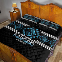 Aotearoa Atua Ranginui Quilt Bed Set Maori Sky Father Taniko Motifs