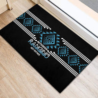Aotearoa Atua Ranginui Rubber Doormat Maori Sky Father Taniko Motifs