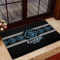 Aotearoa Atua Ranginui Rubber Doormat Maori Sky Father Taniko Motifs