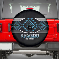 Aotearoa Atua Ranginui Spare Tire Cover Maori Sky Father Taniko Motifs