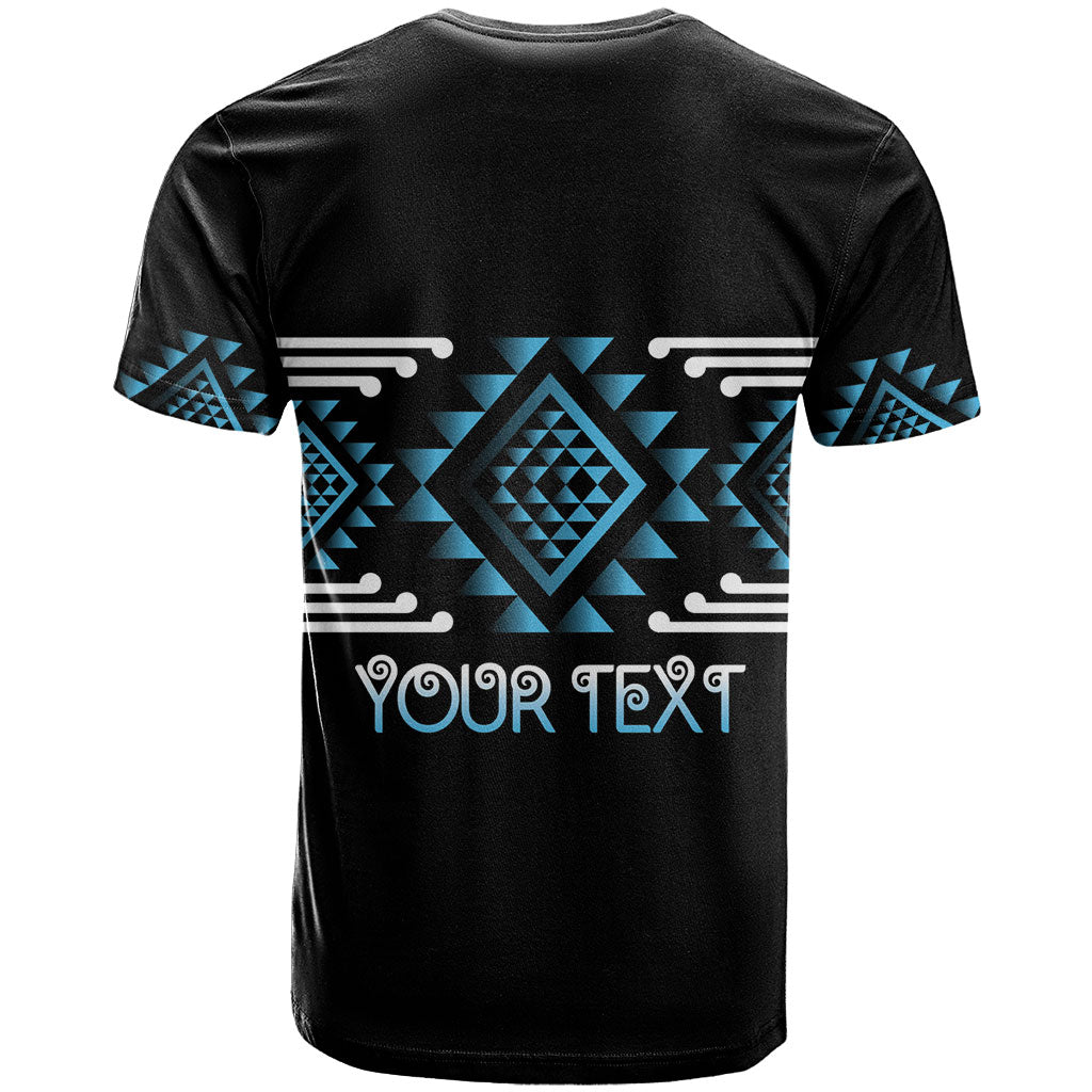 Aotearoa Atua Ranginui Personalised T Shirt Maori Sky Father Taniko Motifs