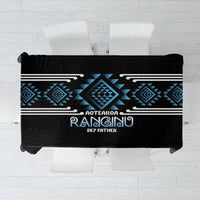 Aotearoa Atua Ranginui Tablecloth Maori Sky Father Taniko Motifs