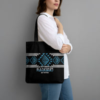 Aotearoa Atua Ranginui Tote Bag Maori Sky Father Taniko Motifs