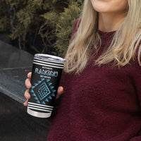 Aotearoa Atua Ranginui Personalised Tumbler Cup Maori Sky Father Taniko Motifs