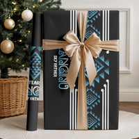 Aotearoa Atua Ranginui Wrapping Paper Maori Sky Father Taniko Motifs