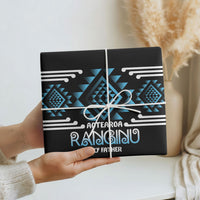 Aotearoa Atua Ranginui Wrapping Paper Maori Sky Father Taniko Motifs